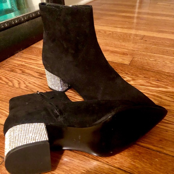 Nine West Women Richick Leather Ankle Boots US 8.5 - Picture 2 of 5